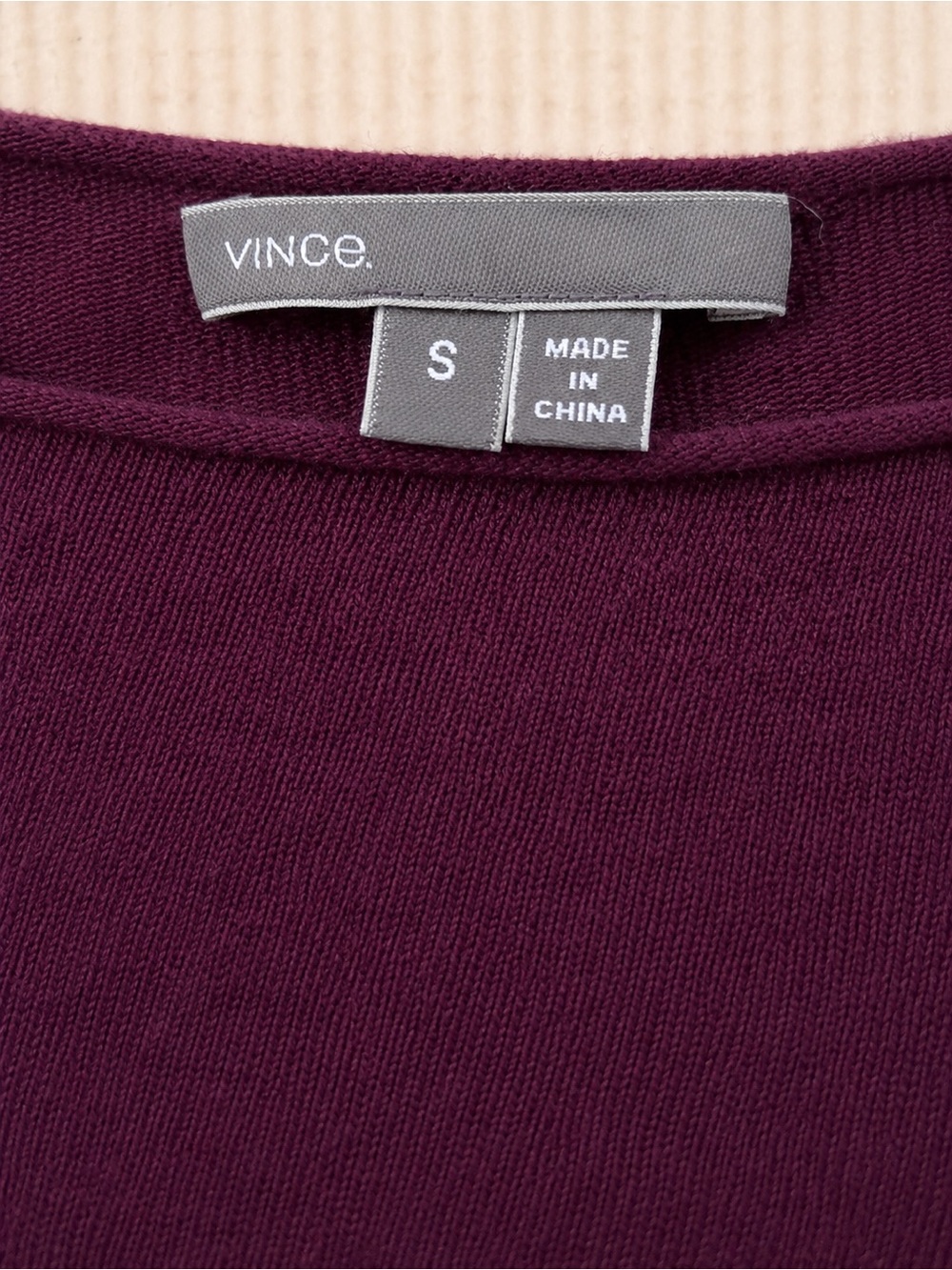 Vince Plum Long-Sleeve Boatneck Top lightweight knit
